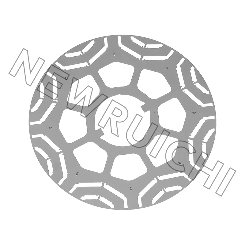 Laserom rezaná vzorka laminácie statora/rotora